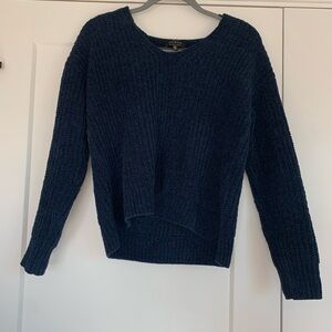 Navy Lucky Brand Vneck Sweater